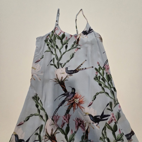 AllSaints Essey Senja Dress Viscose Shift V-neck  Sleeveless Size 2 - Picture 4 of 13